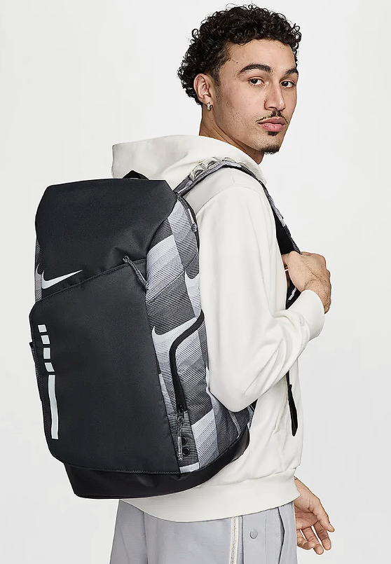 Nike Hoops Elite Printed Backpack (32L) - Anthracite/Black/White