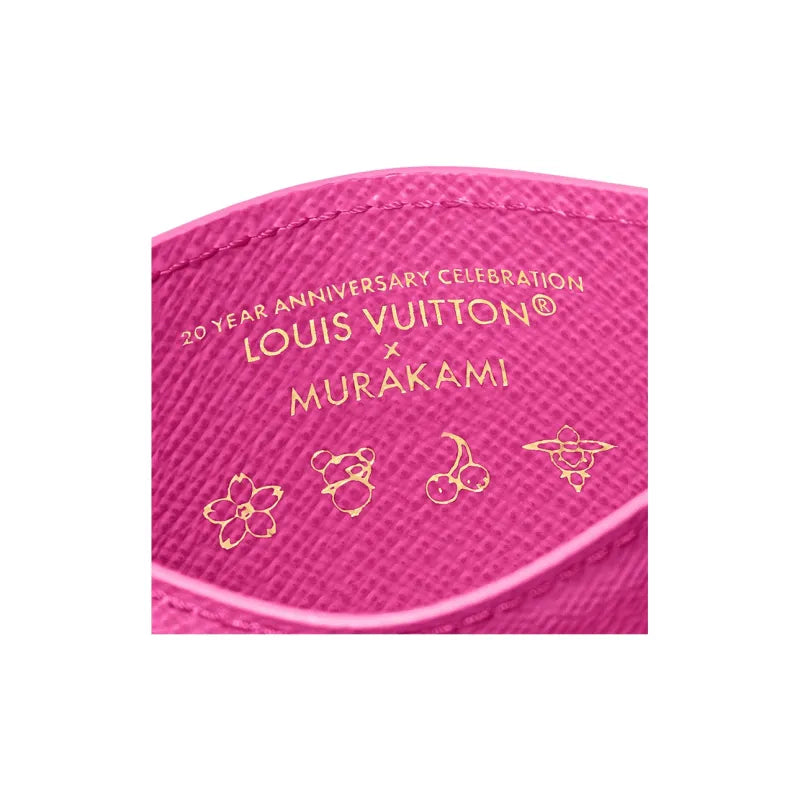 Louis Vuitton x Takashi Murakami Card Holder - White Multicolored