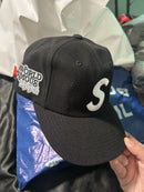 Supreme World Famous S Logo 6-Panel - Black