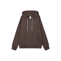 Nike NRG Solo Swoosh Full Zip Hoodie - Baroque Brown