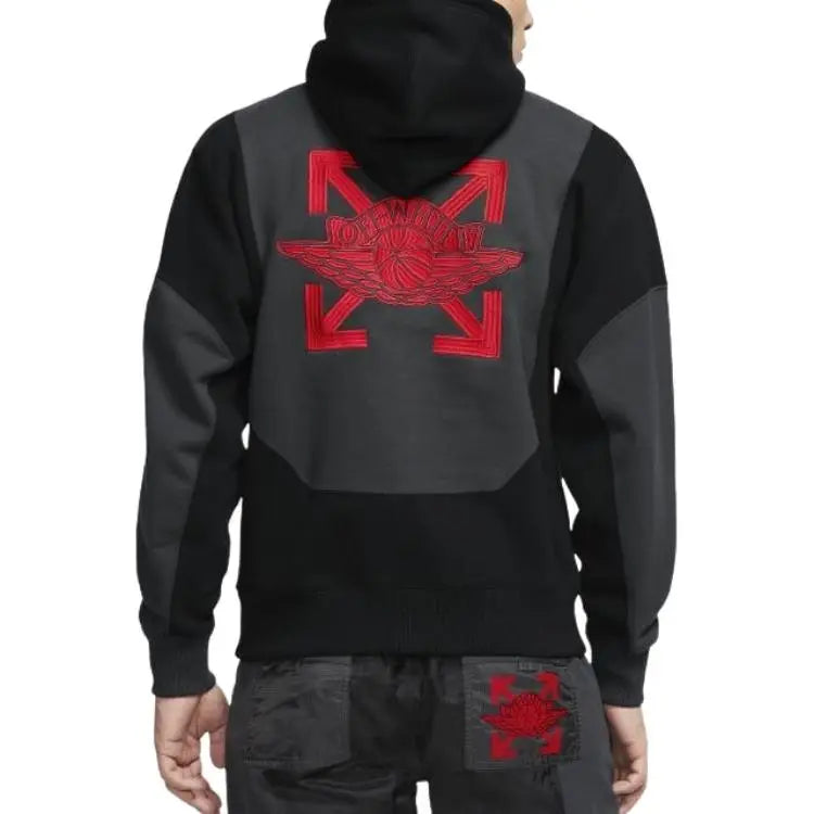 OFF WHITE x Jordan Hoodie - Black