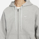 Nike NRG Solo Swoosh Full Zip Hoodie - Dark Grey Heather