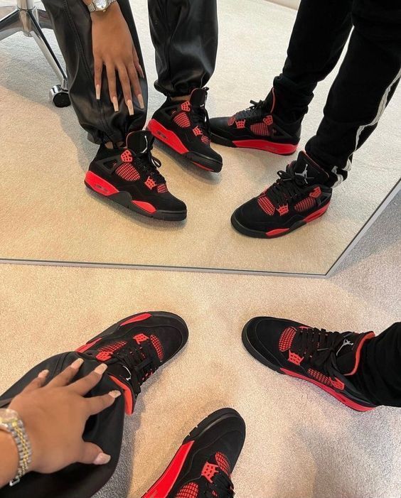 Jordan 4 Retro - Red Thunder (GS)