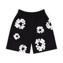 Denim Tears The Cotton Wreath Shorts - Black