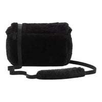 Nike Sportswear Futura 365 Faux Fur Crossbody Bag (1L) - Black/Black/White