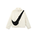 Nike Sportswear Faux Fur Jacket Cream