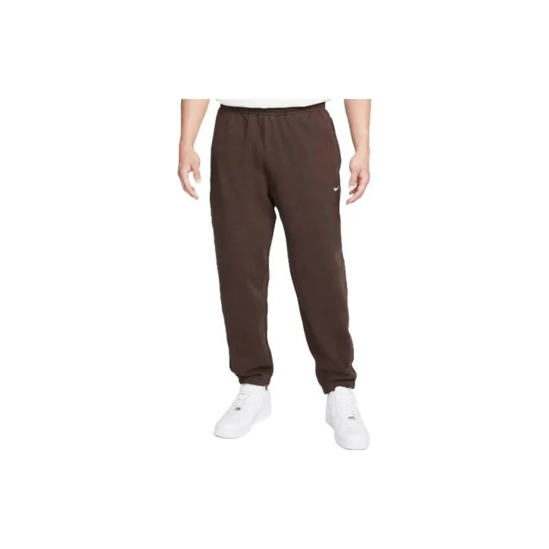 Nike Solo Swoosh Fleece Trousers 'Brown'