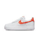 Nike Air Force 1 Low Orange Paisley Women's - WHITE/RUSH ORANGE - WHITE/BLANC/ORANGE INTENSE