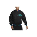 Nike Dugout Loose Satin Jacket - Black Geode Teal