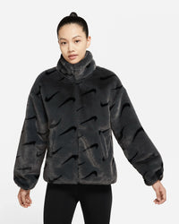 Nike Women's Printed Faux Fur Jacket