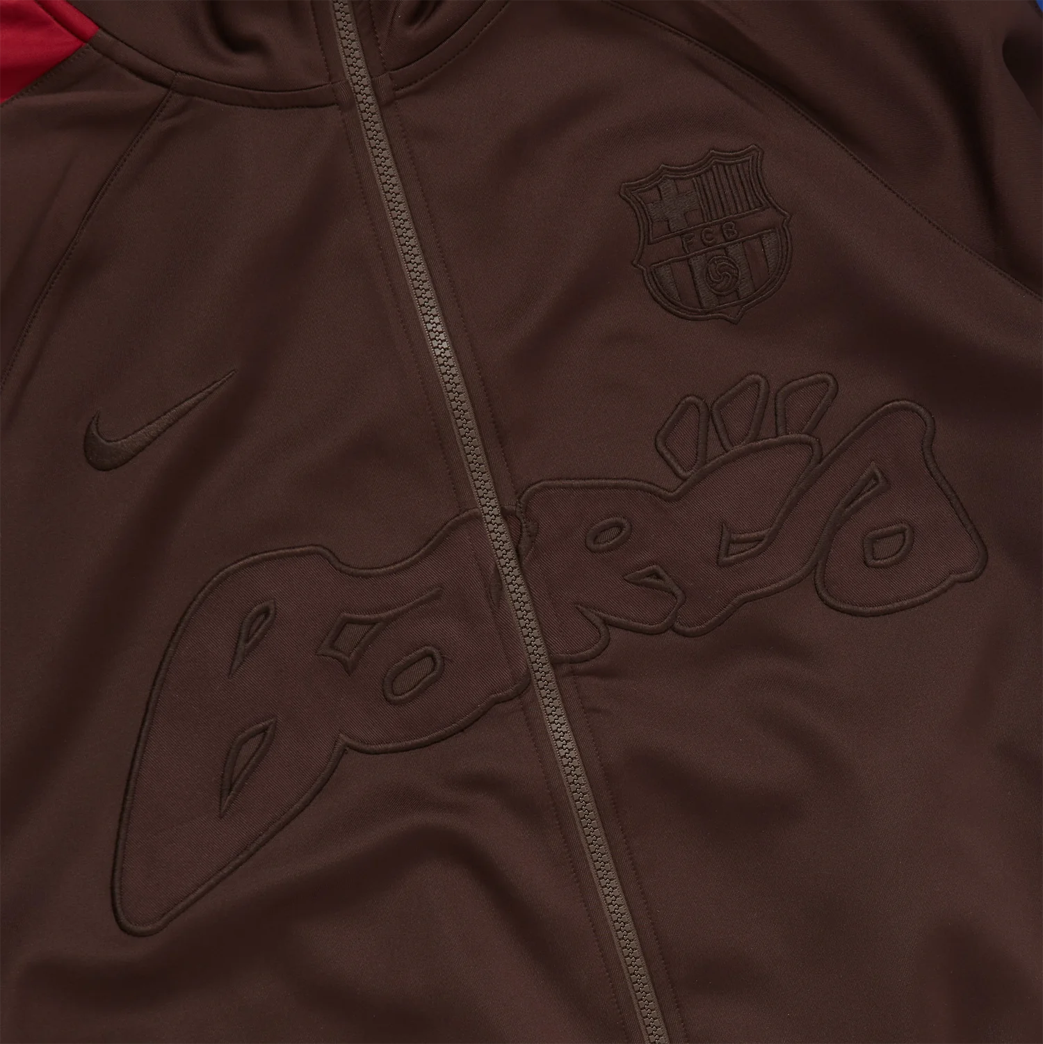 Travis Scott x Nike x FC Barcelona Retro Zip Anthem Jacket - Black