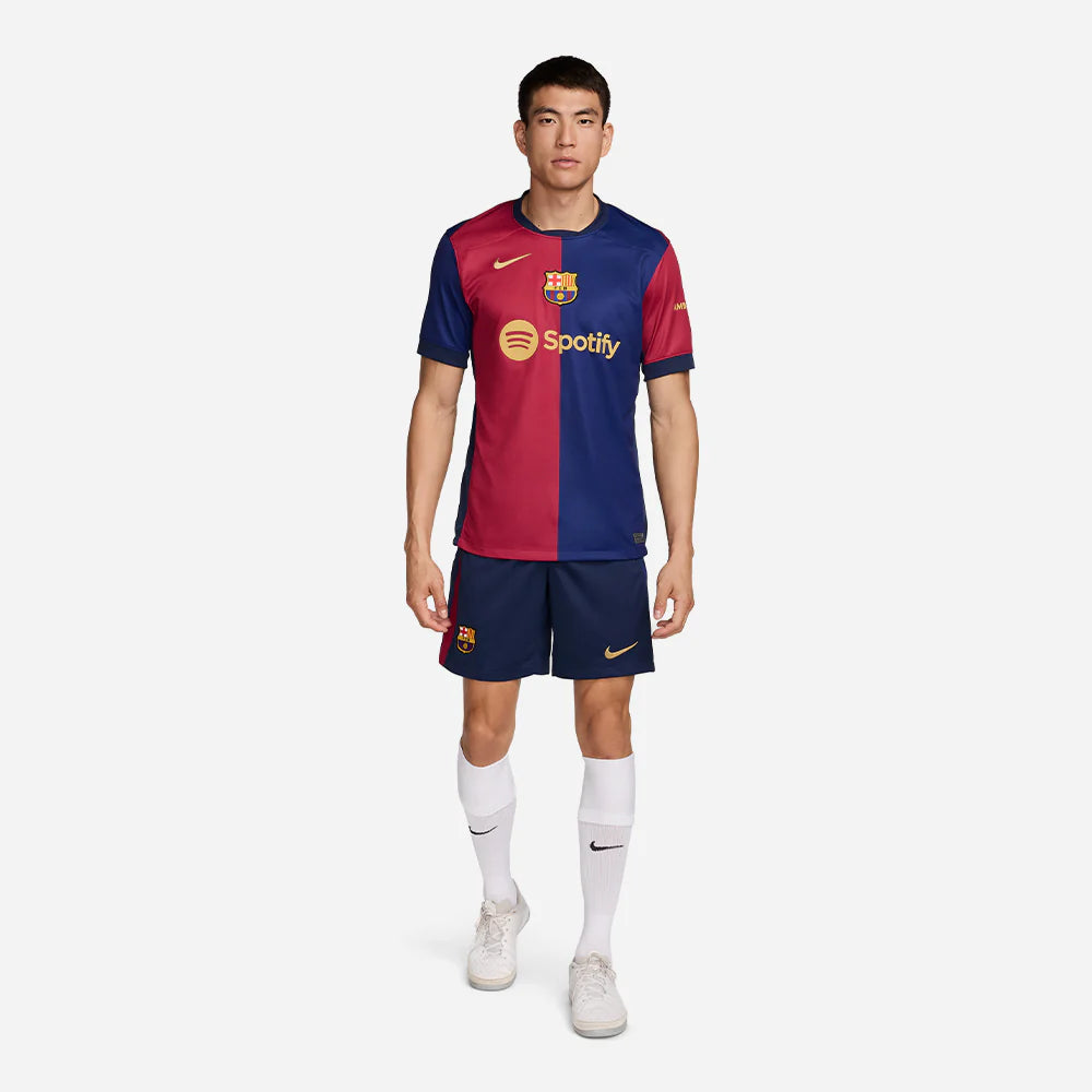 Nike UCL Home FC Barcelona 24/25 Stadium Jersey - Deep Royal/Noble Red