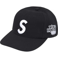 Supreme World Famous S Logo 6-Panel - Black