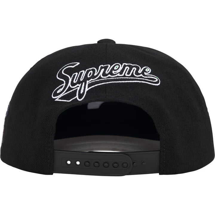 Supreme World Famous S Logo 6-Panel - Black