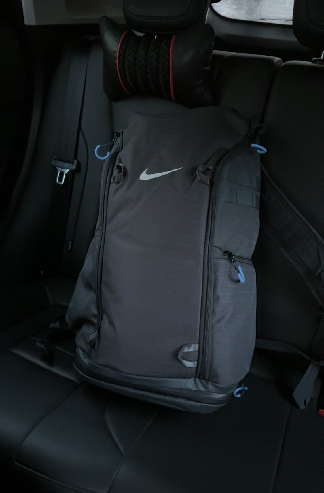 Nike Elite Easyon 31L Backpack - Anthracite/University Blue/White