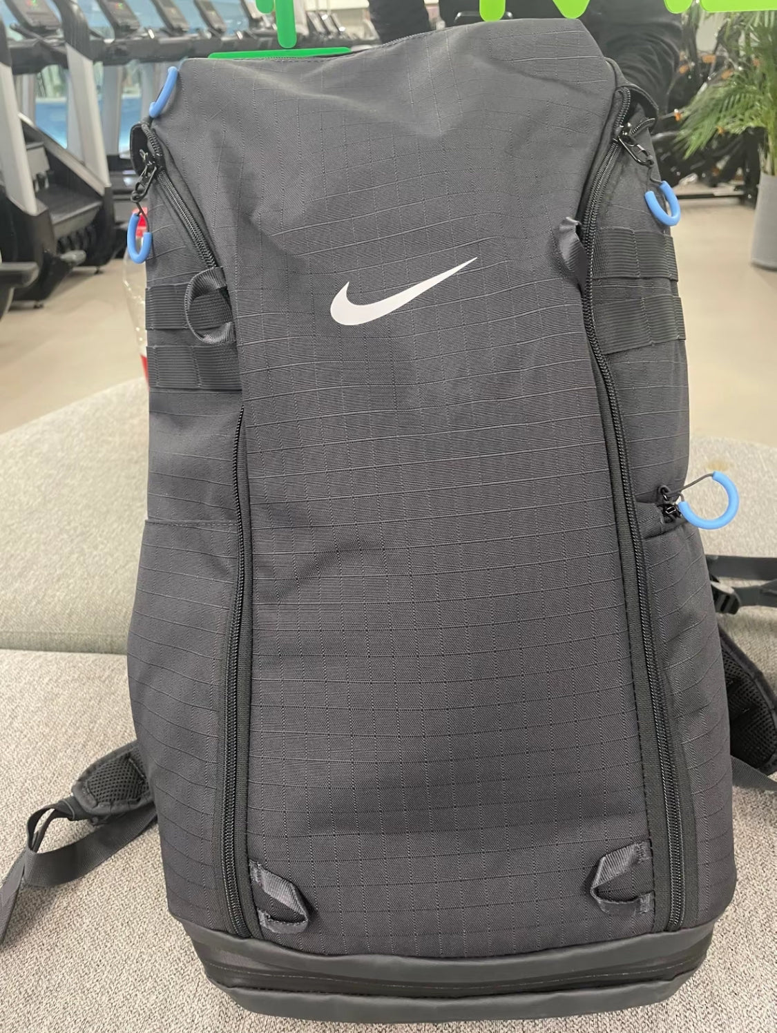 Nike Elite Easyon 31L Backpack - Anthracite/University Blue/White