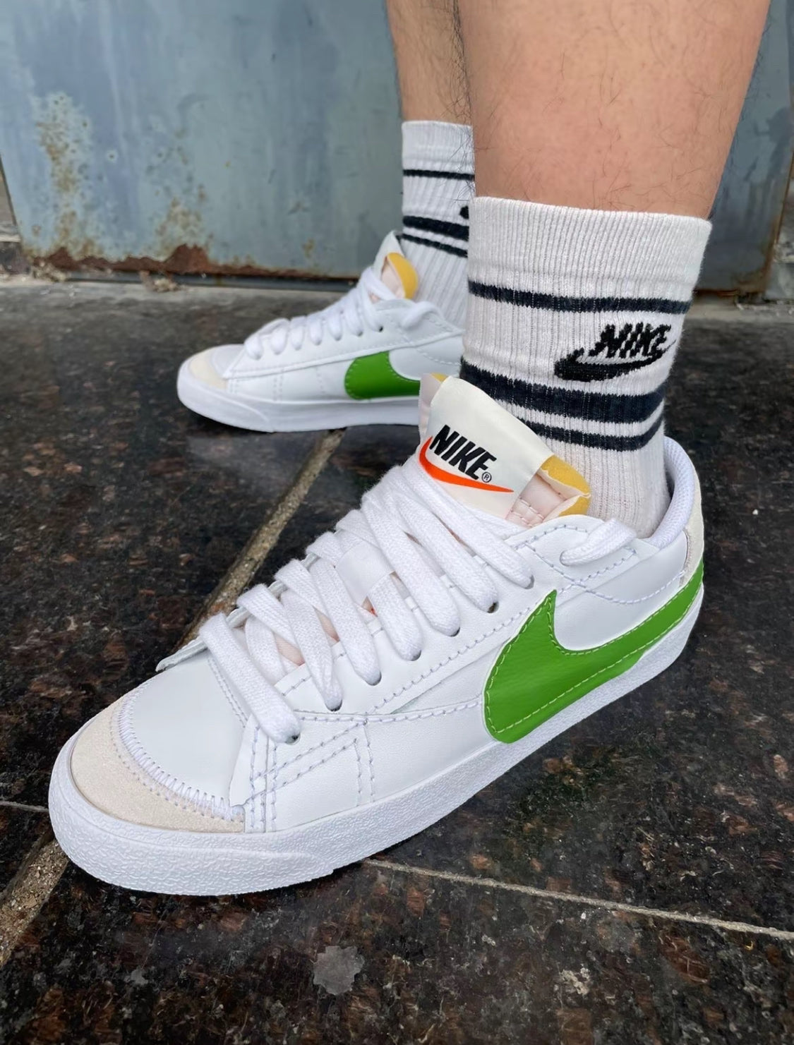 Nike Blazer Low 77 Jumbo - White Chlorophyll