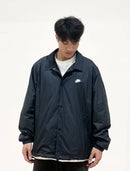Nike Club Coaches Jacket - Black White