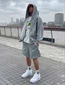 Nike NRG Solo Swoosh Full Zip Hoodie - Dark Grey Heather