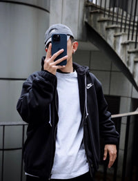 Nike NRG Solo Swoosh Full Zip Hoodie - Black