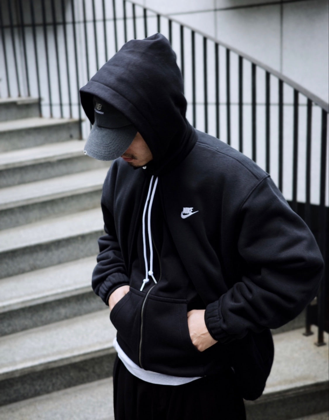 Nike NRG Solo Swoosh Full Zip Hoodie - Black