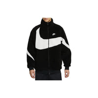 Nike Big Swoosh Reversible Boa Jacket Black White