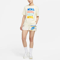 Nike Sportswear Essential Printing Round Neck - Coconut Milk
