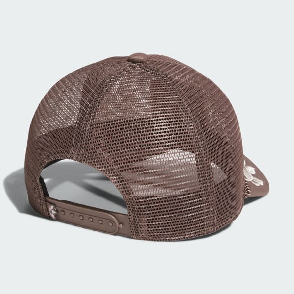 Adidas Major Mesh Trucker Hat - Trace Brown / Wonder White