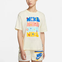 Nike Sportswear Essential Printing Round Neck - Coconut Milk