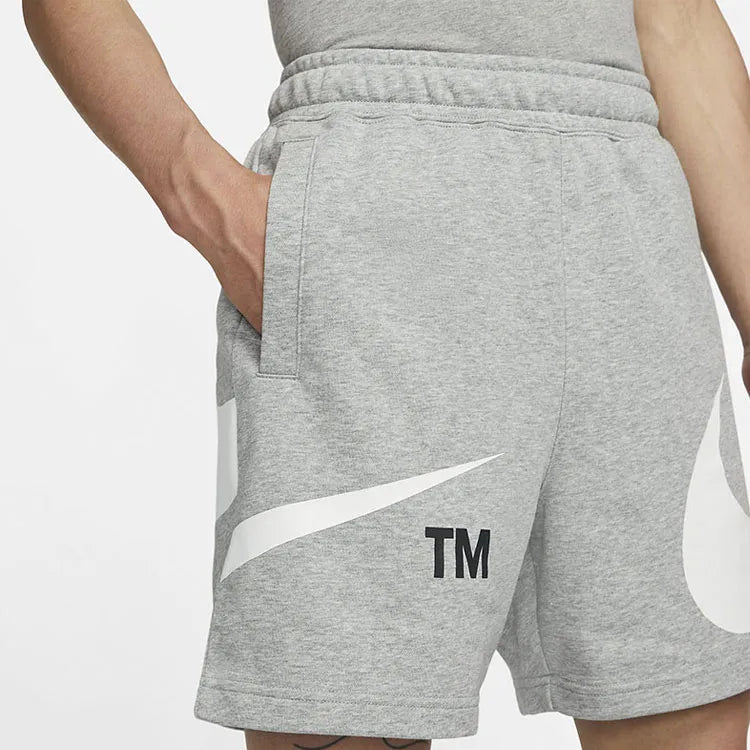 Nike AS Men Nike Sportswear SWOOSH FT Short DK - GREY HEATHER