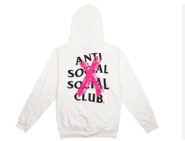 Anti Social Social Club Cancelled Hoodie - White