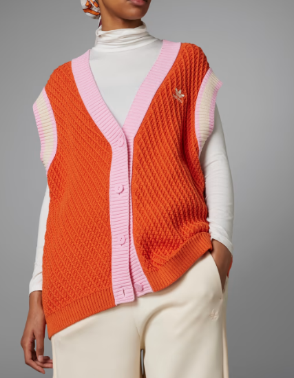 ADICOLOR 70S KNIT VEST - Craft Orange