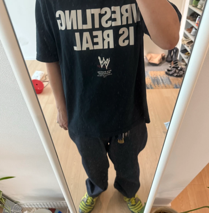 Travis Scott Wrestling Is Real T-shirt - Black