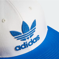 Adidas Trefoil Snapback Hat - Off White / Blue Bird