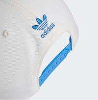 Adidas Trefoil Snapback Hat - Off White / Blue Bird