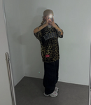 Supreme Velvet Baseball Jersey - Leopard