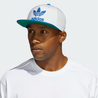 Adidas Trefoil Snapback Hat - Off White / Blue Bird