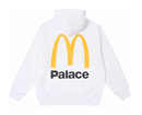 Palace x McDonald's Logo Hood - White