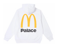 Palace x McDonald's Logo Hood - White