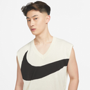 Nike Swoosh Men's Sweater Vest  - Coconut Milk/Black