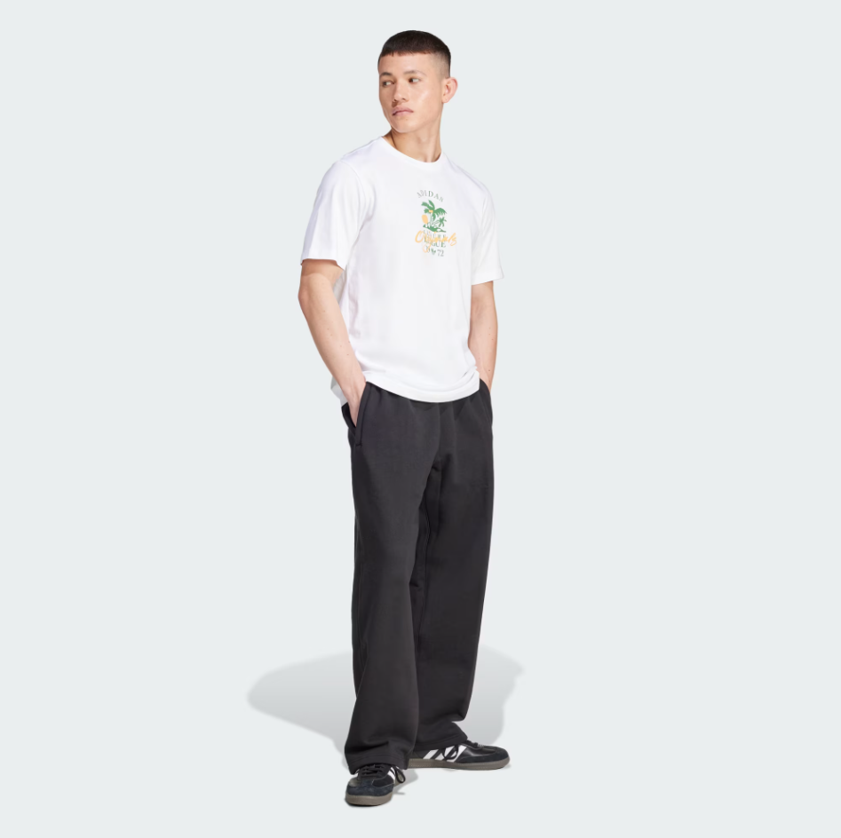Adidas Originals Leisure League Logo Tee - White