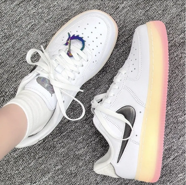 Nike Air Force 1 Low Year Of The Dragon Women's - White/Photon Dust-Pale Vanilla-Pink
