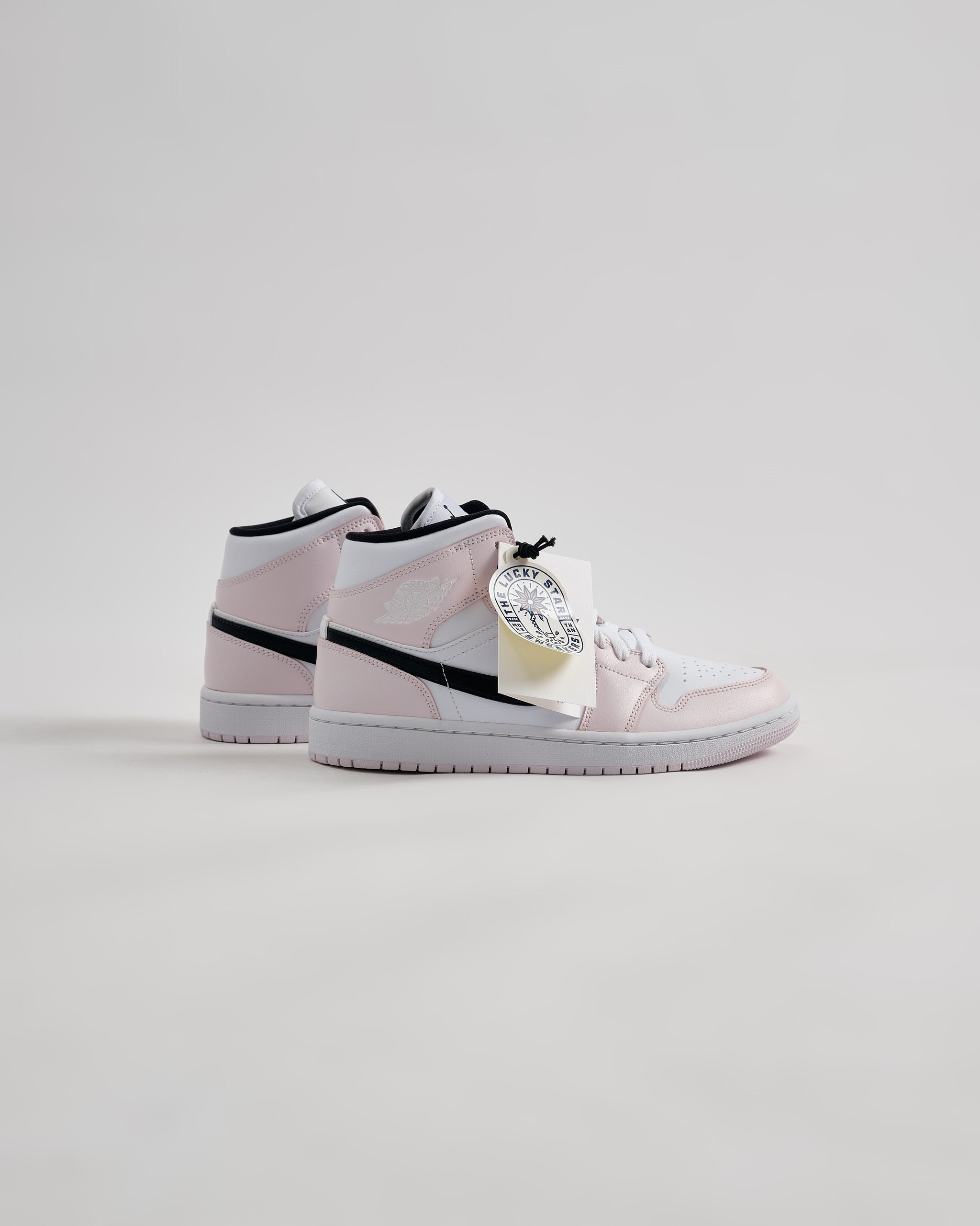 Jordan 1 Mid-Barely Rose (Women's)