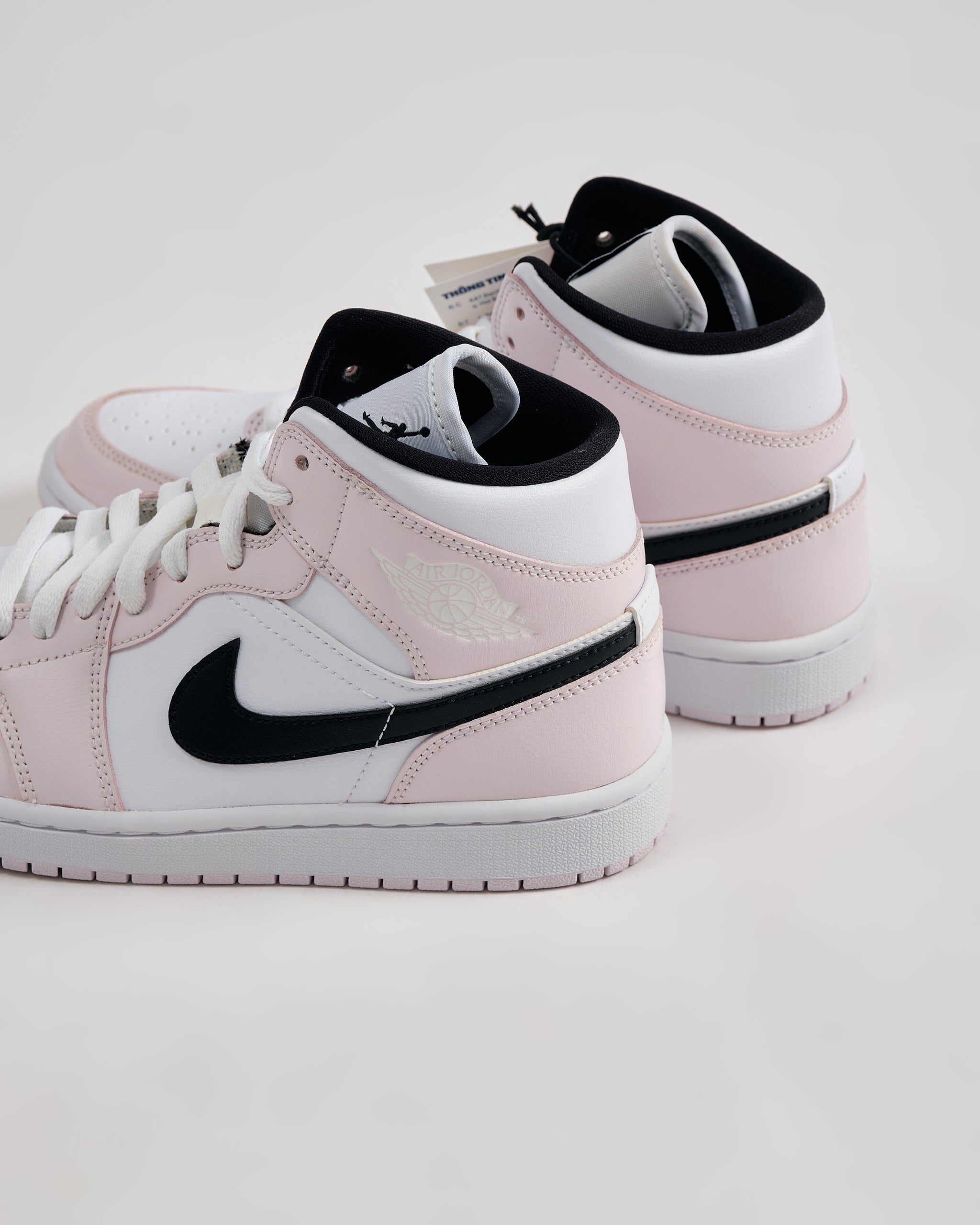 Jordan 1 Mid-Barely Rose (Women's)