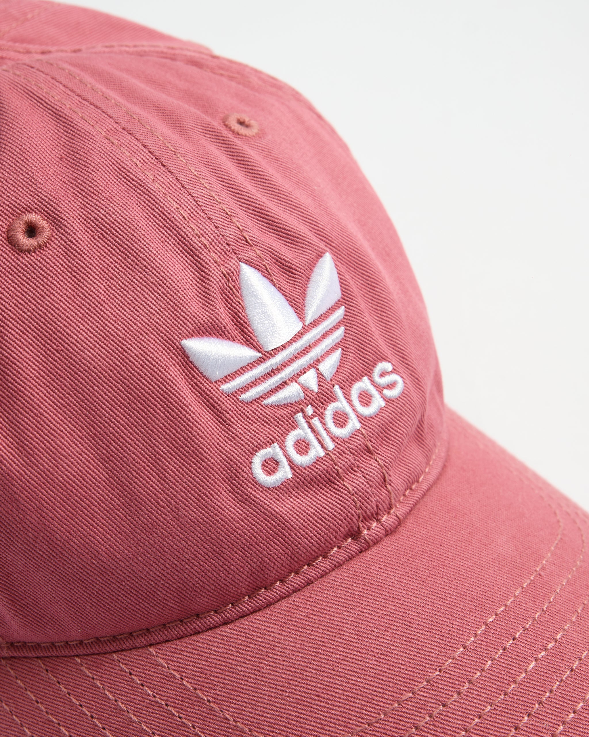 RELAXED STRAP-BACK HAT-PINK