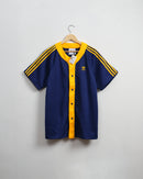 ADICOLOR CLASSICS+ SHORT SLEEVE SHIRT-Dark Blue / Crew Yellow