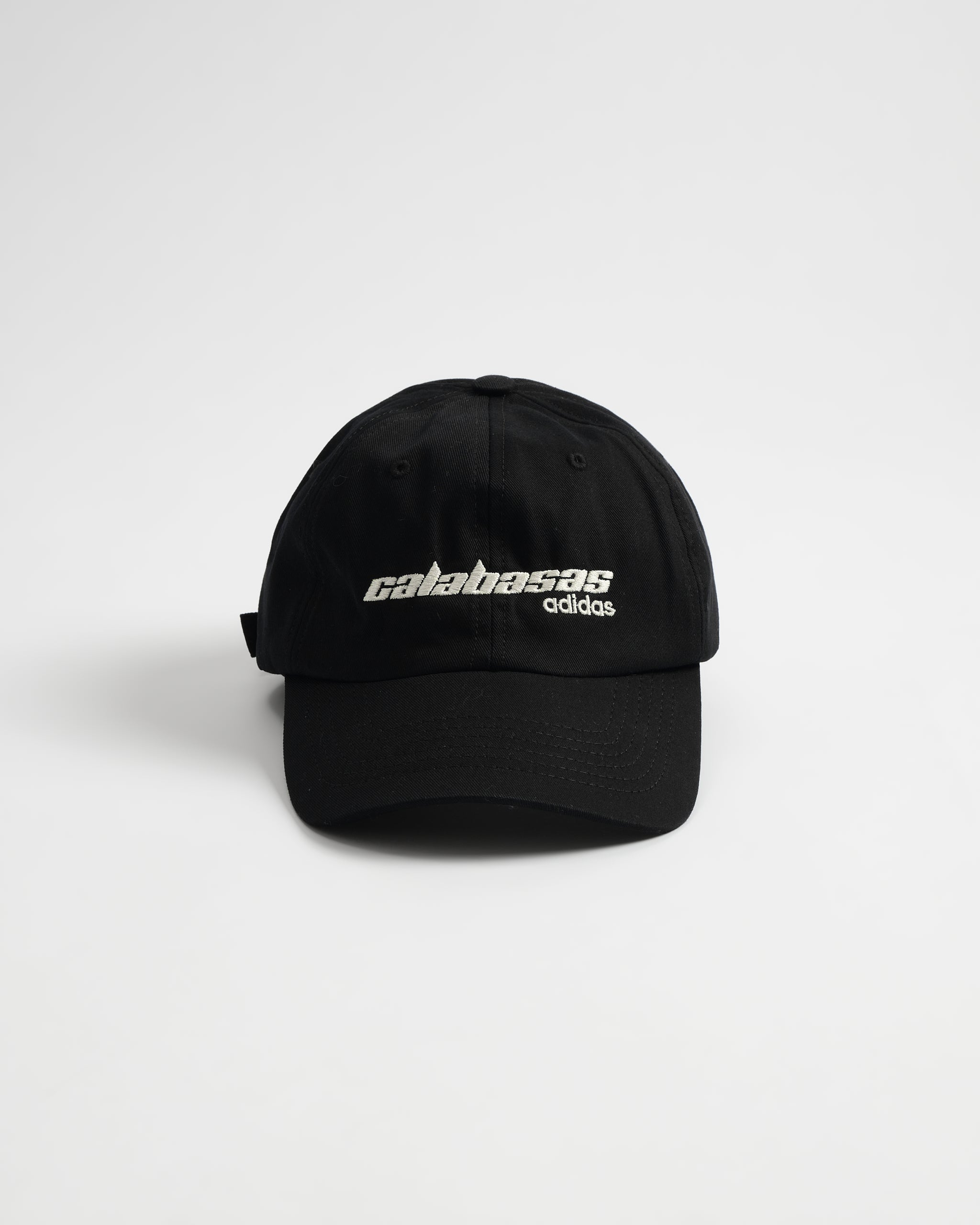 Men's Black X Adidas Calabasas Baseball Cap-BLACK 