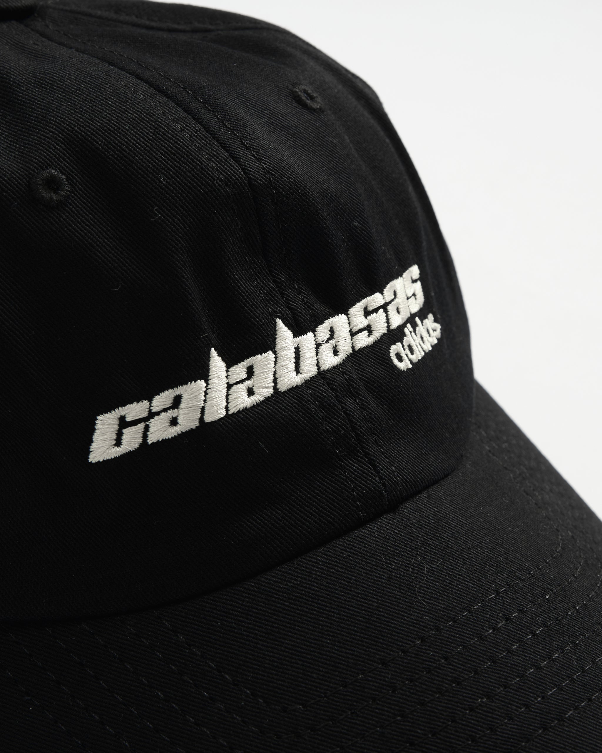 Men's Black X Adidas Calabasas Baseball Cap-BLACK 