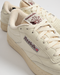 Reebok Club C 85-Chalk Alabaster Maroon