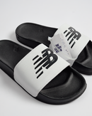 New Balance 200 Slides-White Black